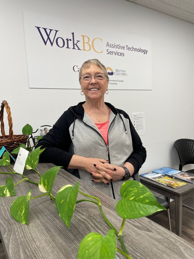 WorkBC Assistive Technology Services participant, Gloria.