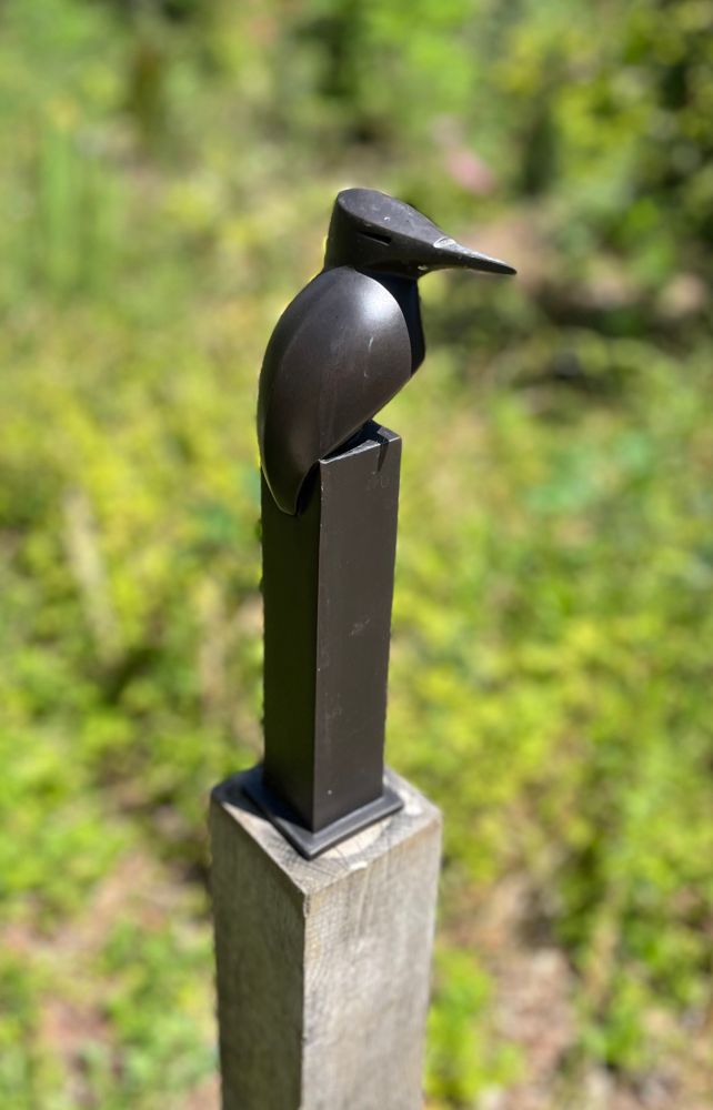 Kingfisher statue