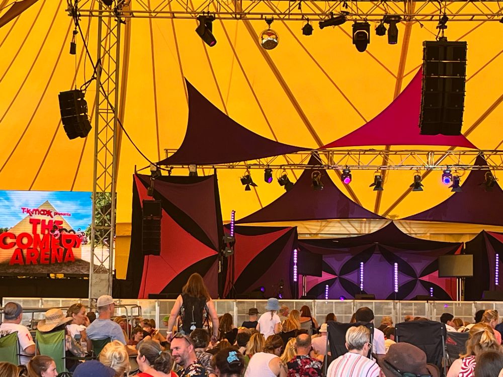 Large festival venue 