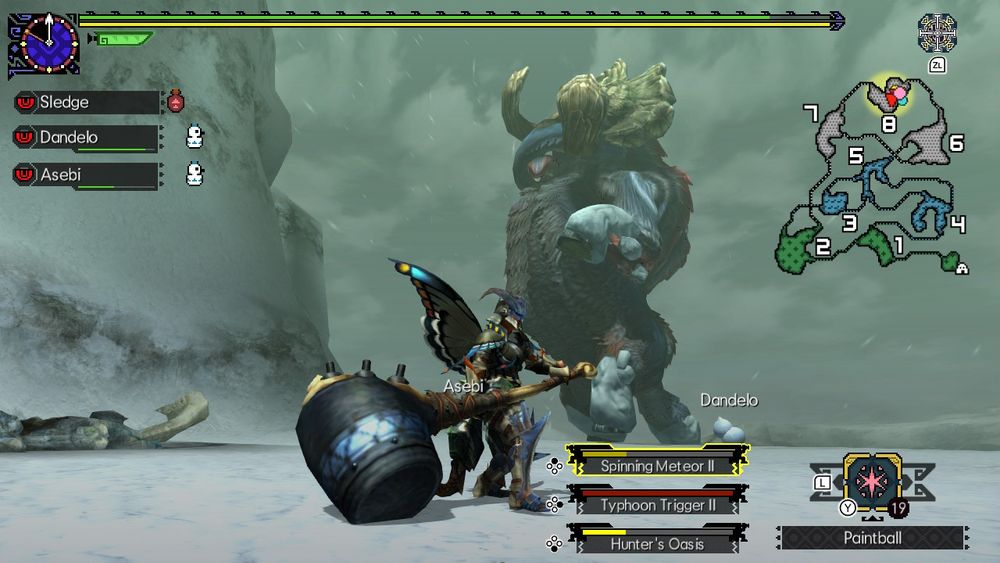 screenshot of gammoth in monster hunter generations ultimate.
