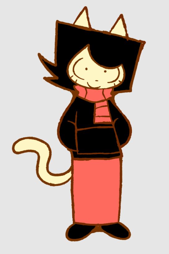 drawing of a catsona