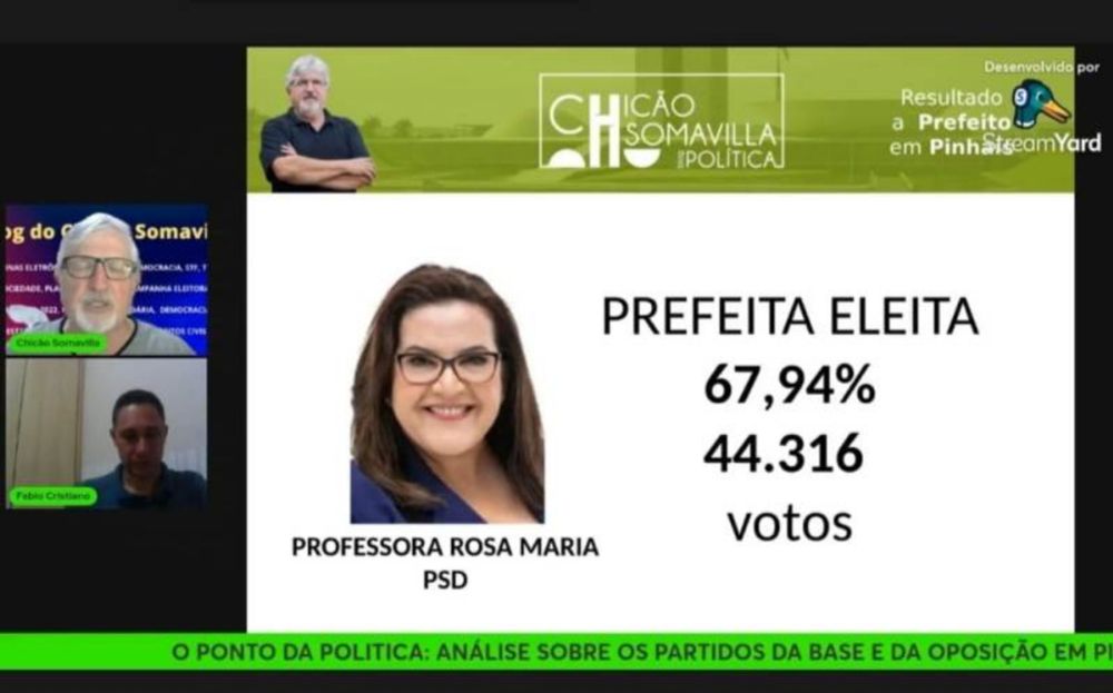 Saiba os números e demais informações sobre a eleição municipal 2024, em Pinhais - Blog do Chicão Somavilla