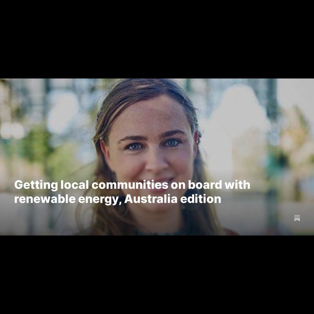 Getting local communities on board with renewable energy, Australia edition