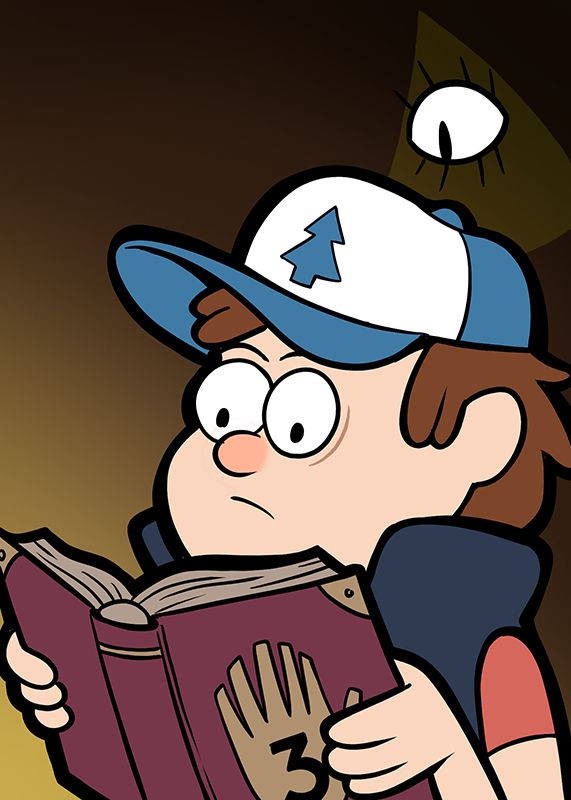 A trading card I drew of Dipper Pines From Gravity Falls