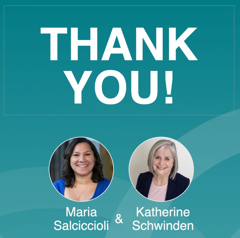 thank you Maria and Katherine