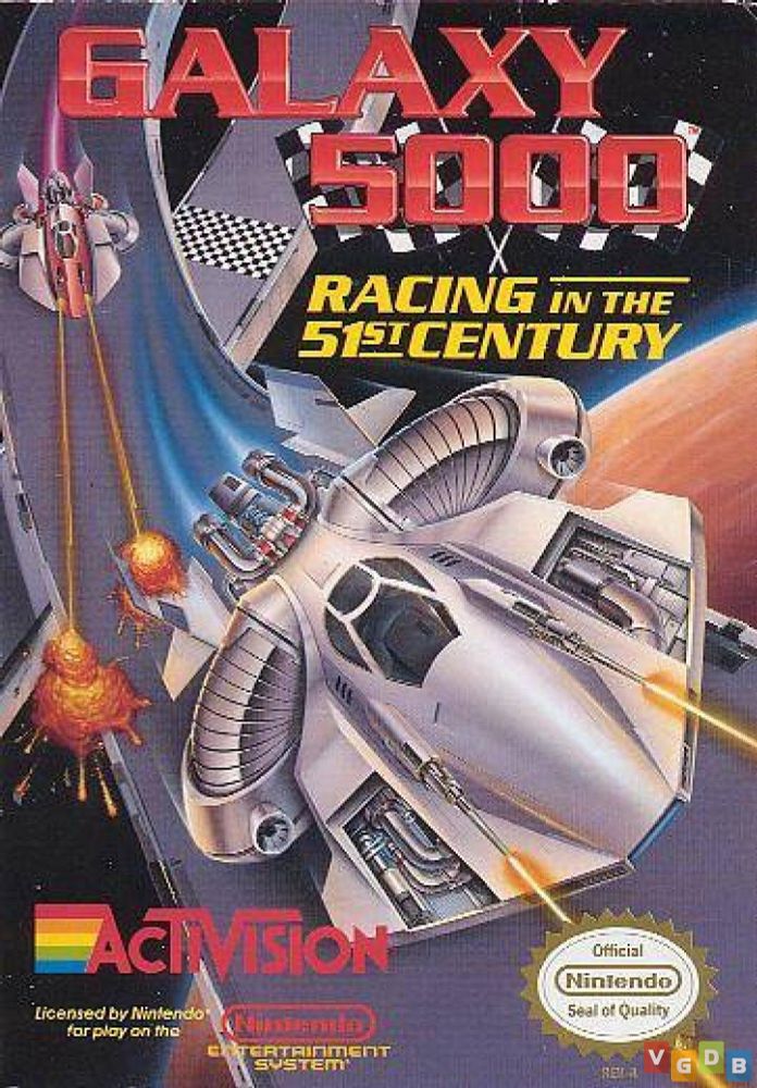 Cover image for the NES video game “Galaxy 5000”