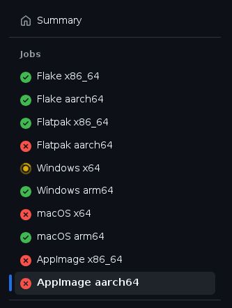 Pantallazo de GitHub Actions muestra varias pipelines fallando.
