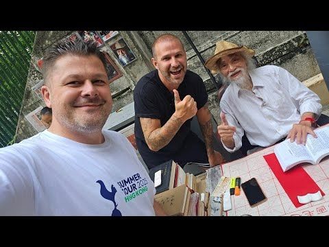 DAY 3 IN HONG KONG WATCHING SPURS Interviews, Man Mo Temple, Derrick, Drone Show, Ledley King, Frank