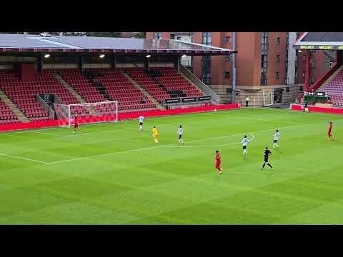 LEYTON ORIENT TAKE THE LEAD: Aaron Connolly: Leyton Orient 1-0 Tottenham Hotspur U21s