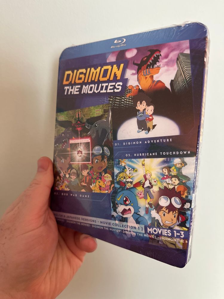 Digimon movie blu ray set 
