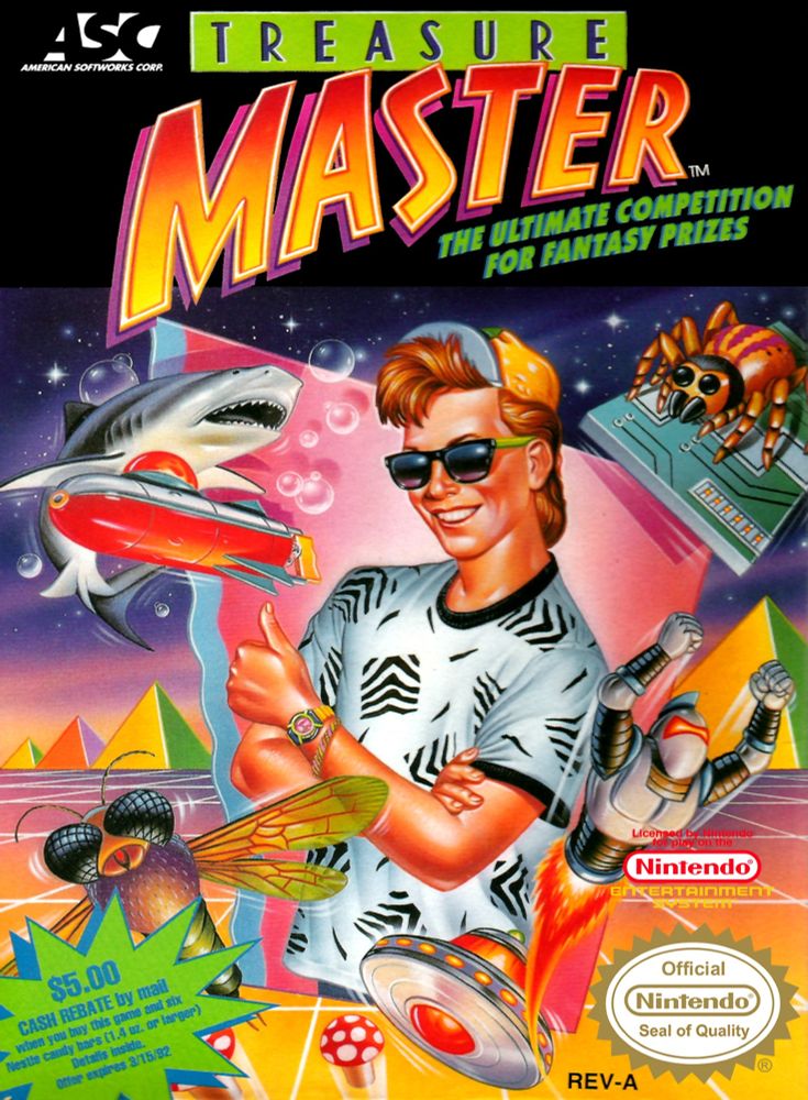 Cover for the Nintendo game Treasure Master.