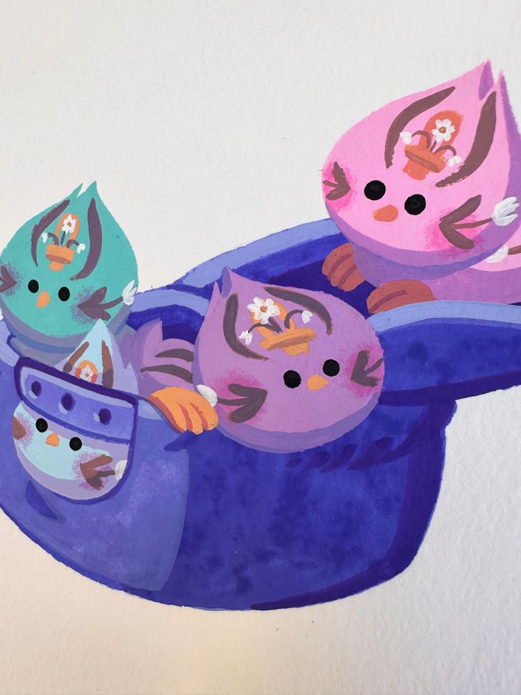 Detail shot of aforementioned painting