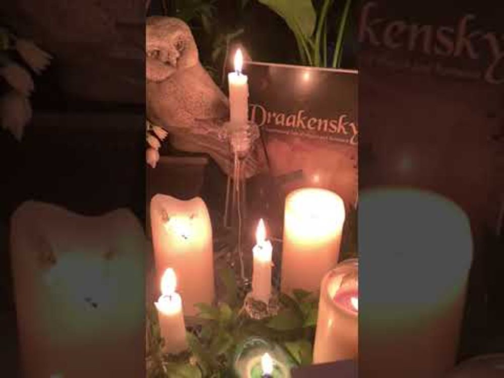 Draakensky, A Reading By Candlelight. "Still Falls the Rain on Draakensky."