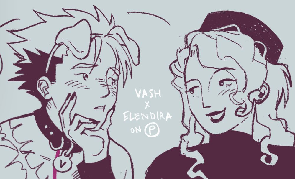 vash x elendira Trigun
