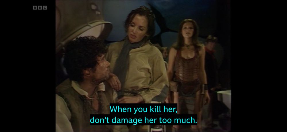 Captor 1:
When you kill her, don't damage her too much.