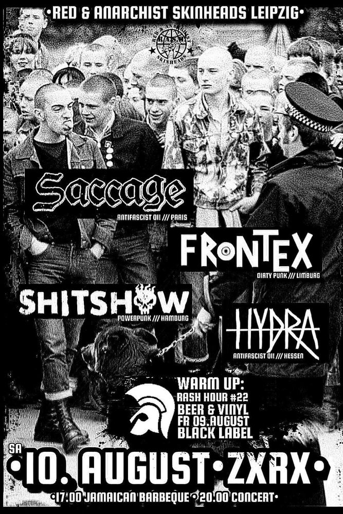 Saccage - AFA-OI aus Paris spielen am 10.8. für RASH Leipzig im ZXRX.