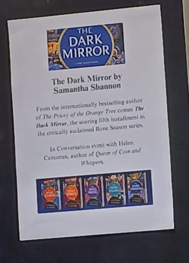 A4 notice announcing the event