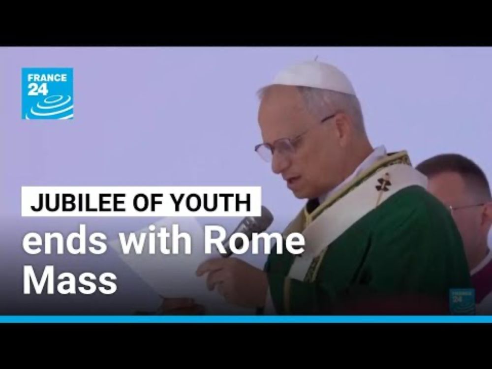 Pope's 'Jubilee of Youth' ends with mass for 1 million pilgrims • FRANCE 24 English
