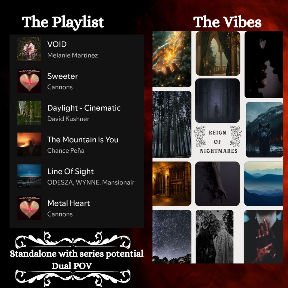 play list and moodboard