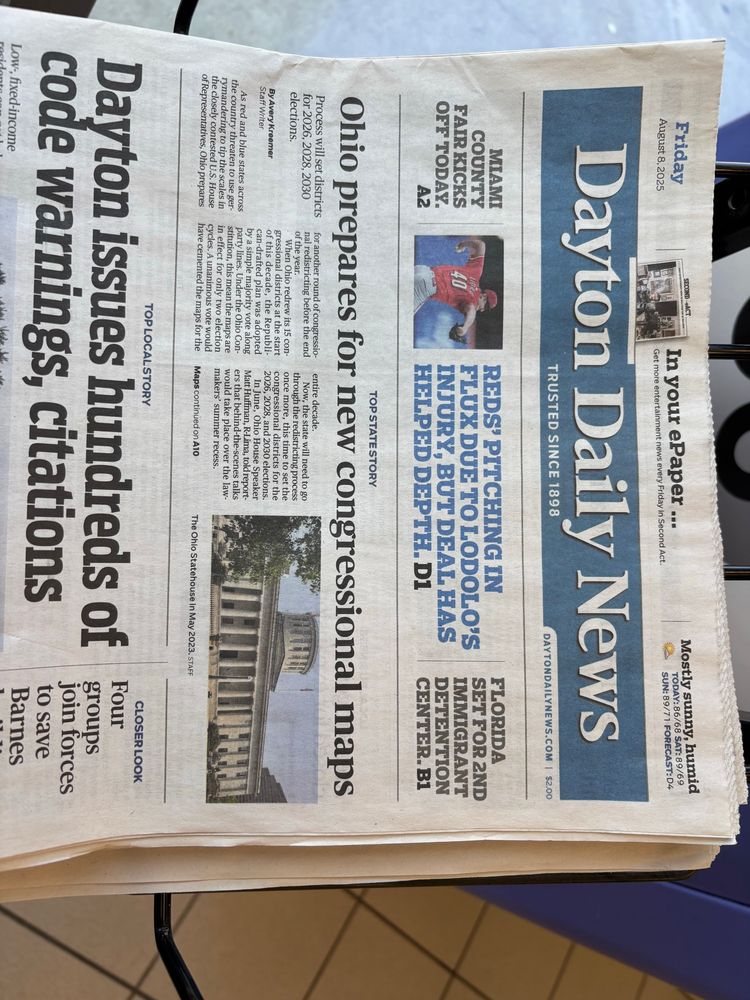 Dayton Daily News 8/9/25.