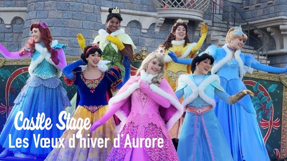 Les vœux d’hiver d’Aurore | Multicam Happening Castle Stage | Disneyland Paris 2023