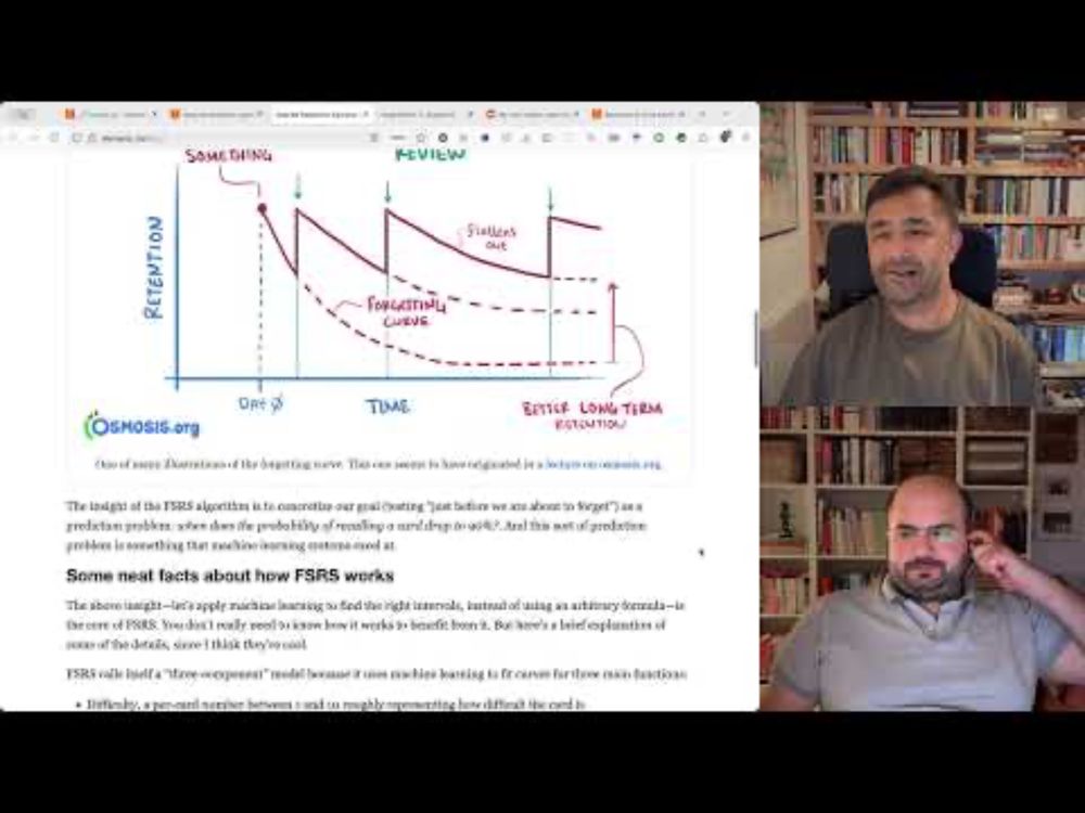 FSRS algoritması (aralıklı tekrarlama / spaced repetition)