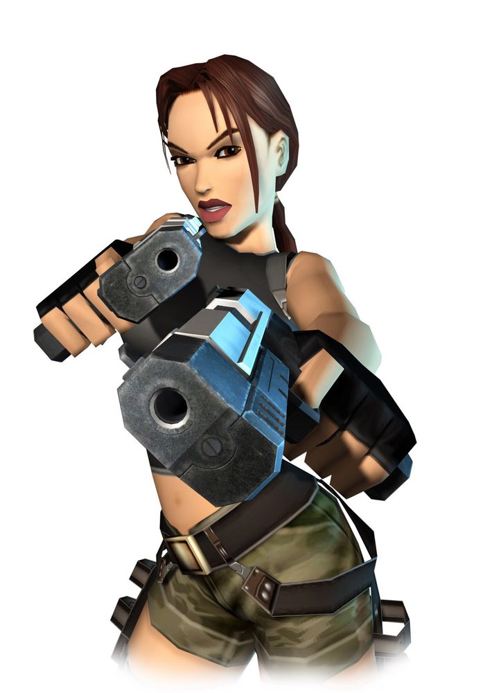 Lara Croft with dual pistols 