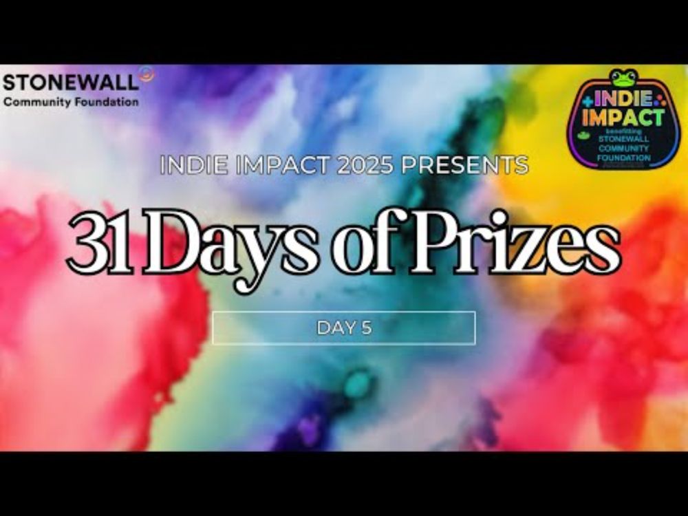 31 Days of Prizes! Day 5! #indieimpact2025