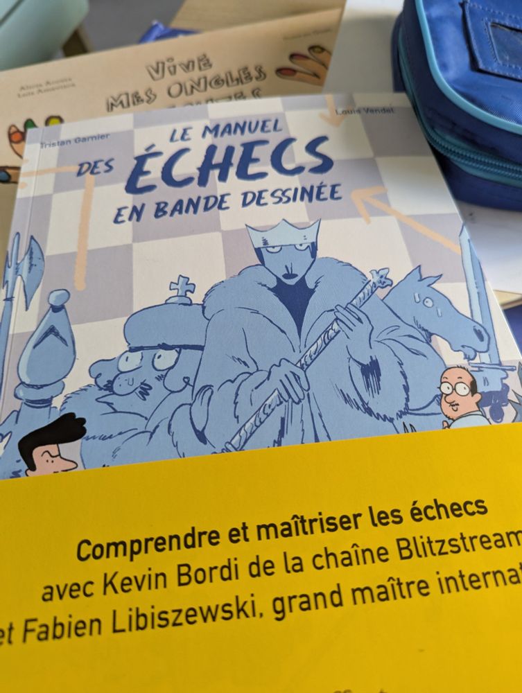 Photo du livre de Kevin bordi sur les échecs 