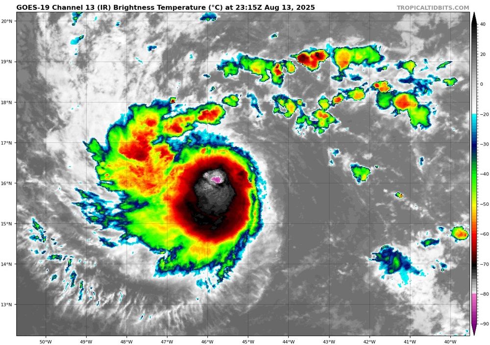 And organizing tropical storm Erin. 