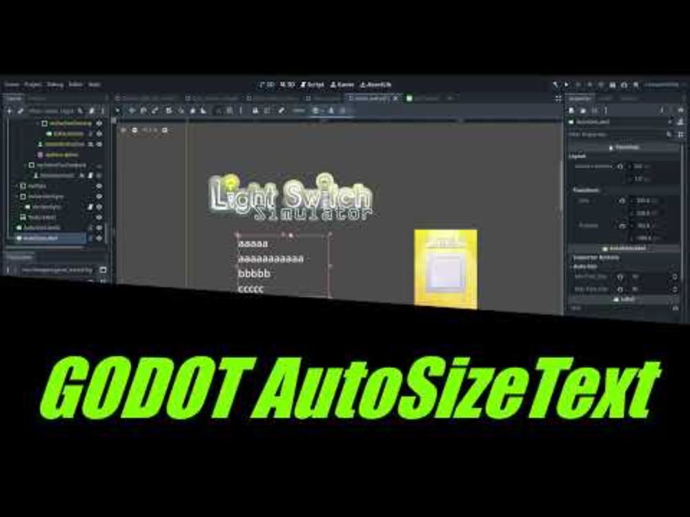 GODOT 4.4 AutoSizeText (like in Unity) - Asset Library