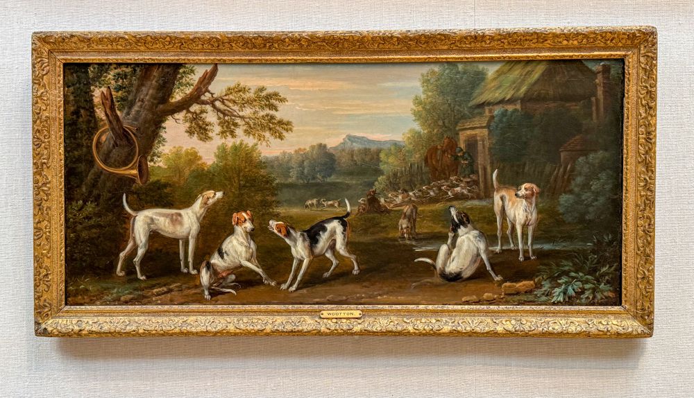 James Wooton, Releasing the hounds (ca. 1745). At the Yale Center for British Art.