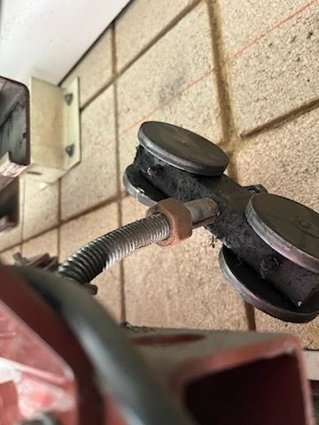 Apparatus Bay trolley bent at a nearly 45° angle. This should not be possible