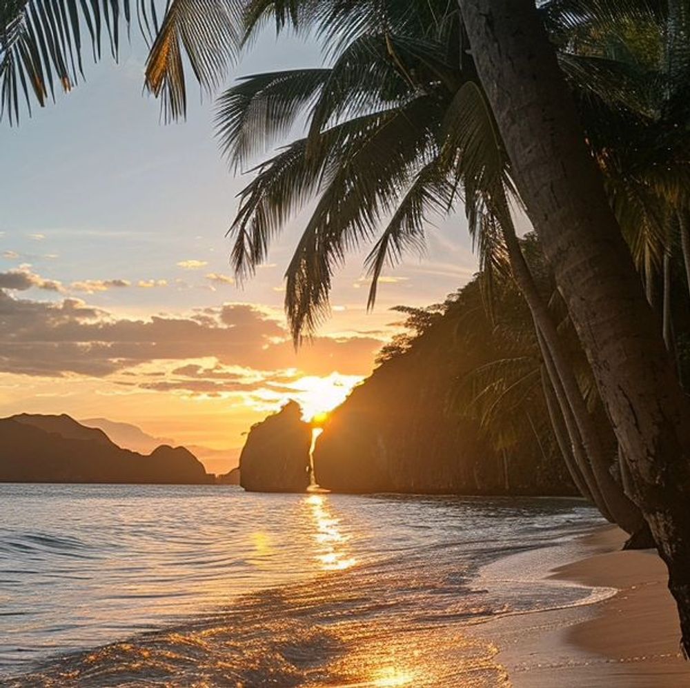  Eye.Candy.ai on Instagram: "🌅 🌟 El Nido's Golden Hours 

📸 - Las Cabanas' coastal charm. 

#LasCabanasBeach #ElNido #GoldenHours #CoastalCharm #BeachSunset #PalawanBeauty #IslandGetaway #aiartdaily #aiart #artificialintelligence #aiartist  #nft #newmedia #aiartcommunity #aiartists #digitalart #generativeart #aigeneratedart #aiart #ai #generativeart #artificialintelligence #machinelearning #neuralart #artist #artoftheday #newmediaart  #aiartist  #neuralnetworkart  #digitalartist"