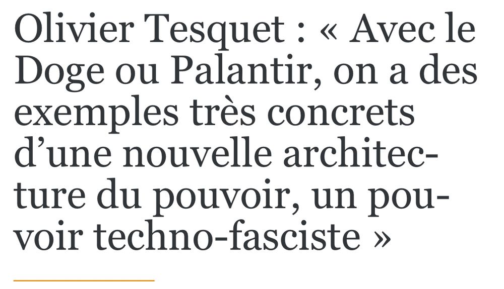 Olivier Tesquet : « Avec le Doge ou Palantir, on a des exemples très concrets d’une nouvelle architecture du pouvoir, un pouvoir techno-fasciste »