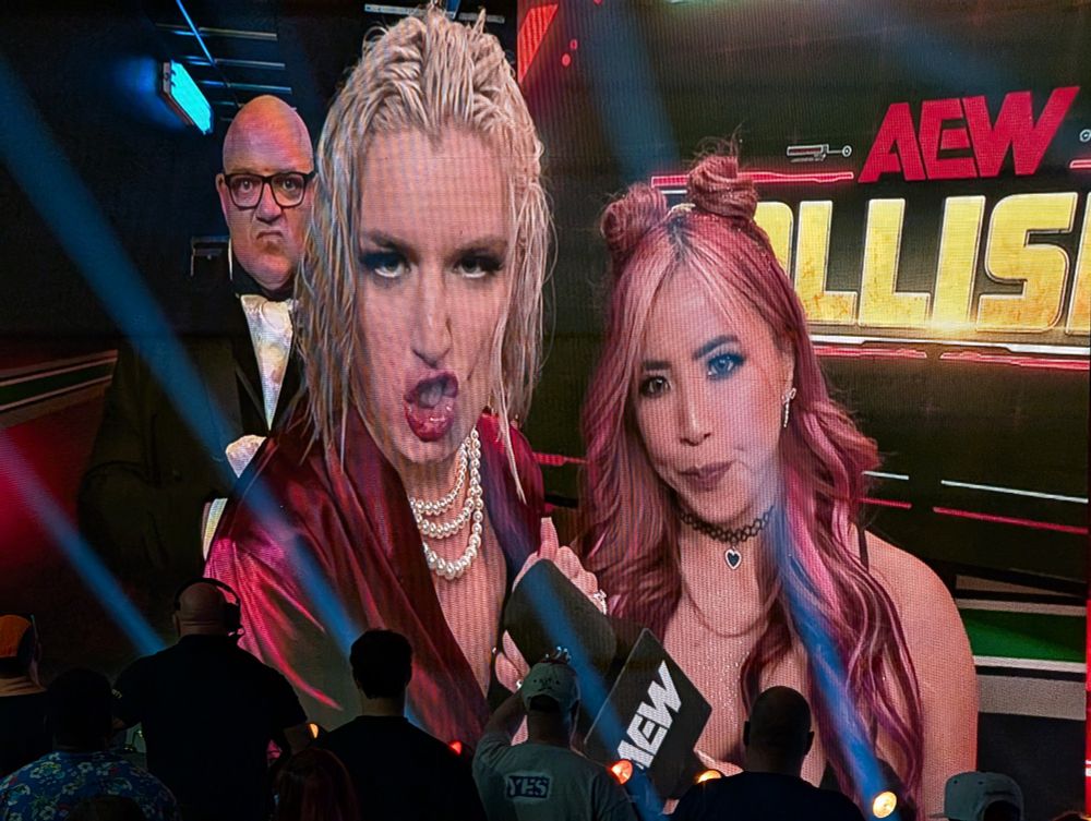 Toni filmed promo feat Mina, Luther w/o Lexi