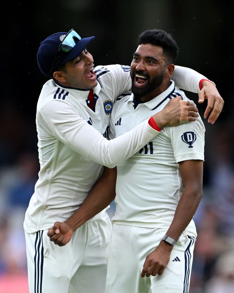 Mohammad Siraj and Shubman Gill