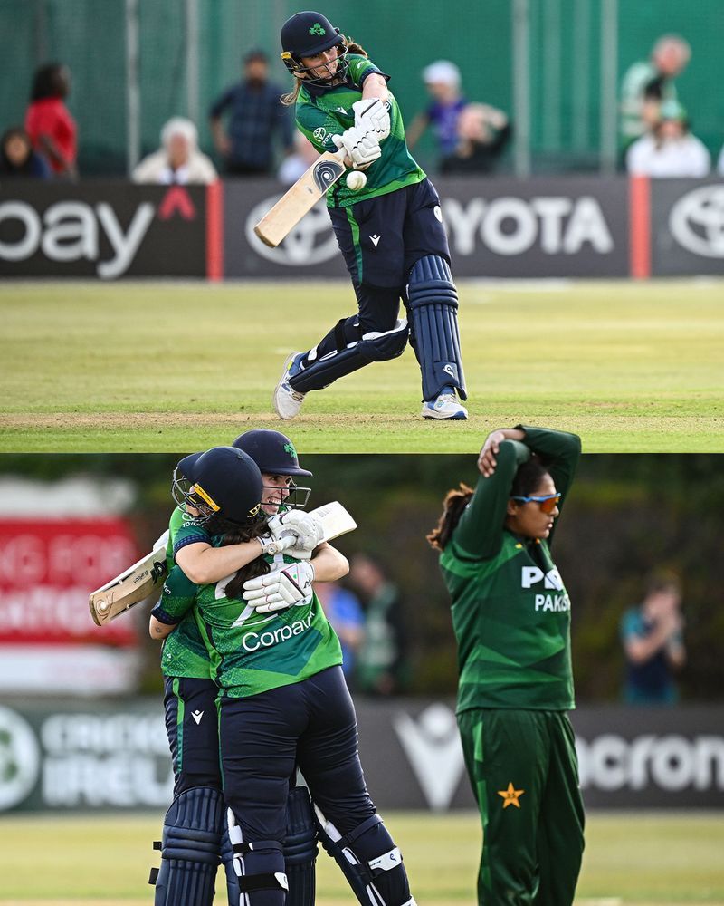 Ireland beat Pakistan by 4 wickets on the final ball of the match