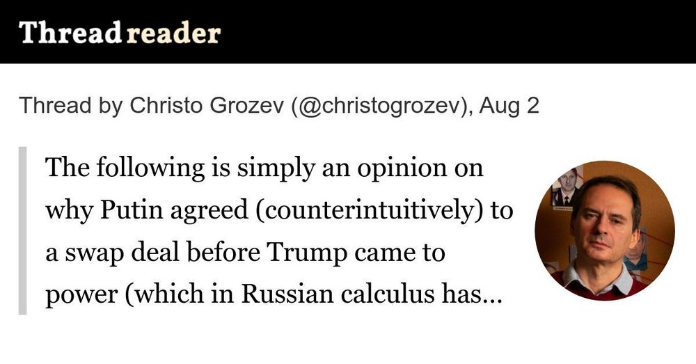 Thread by @christogrozev on Thread Reader App