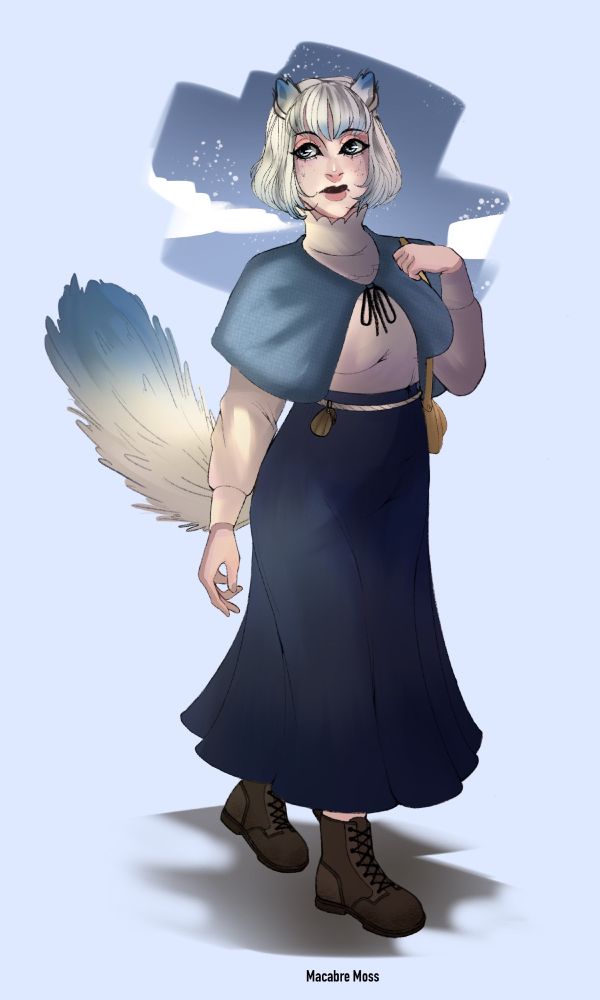 Fullbody, fullcolor and shading example