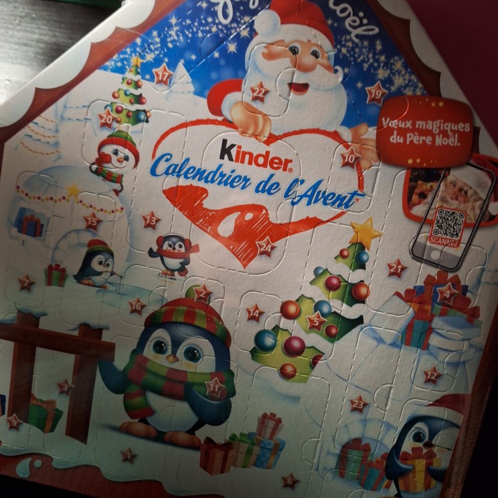 Kinder advent calendar
