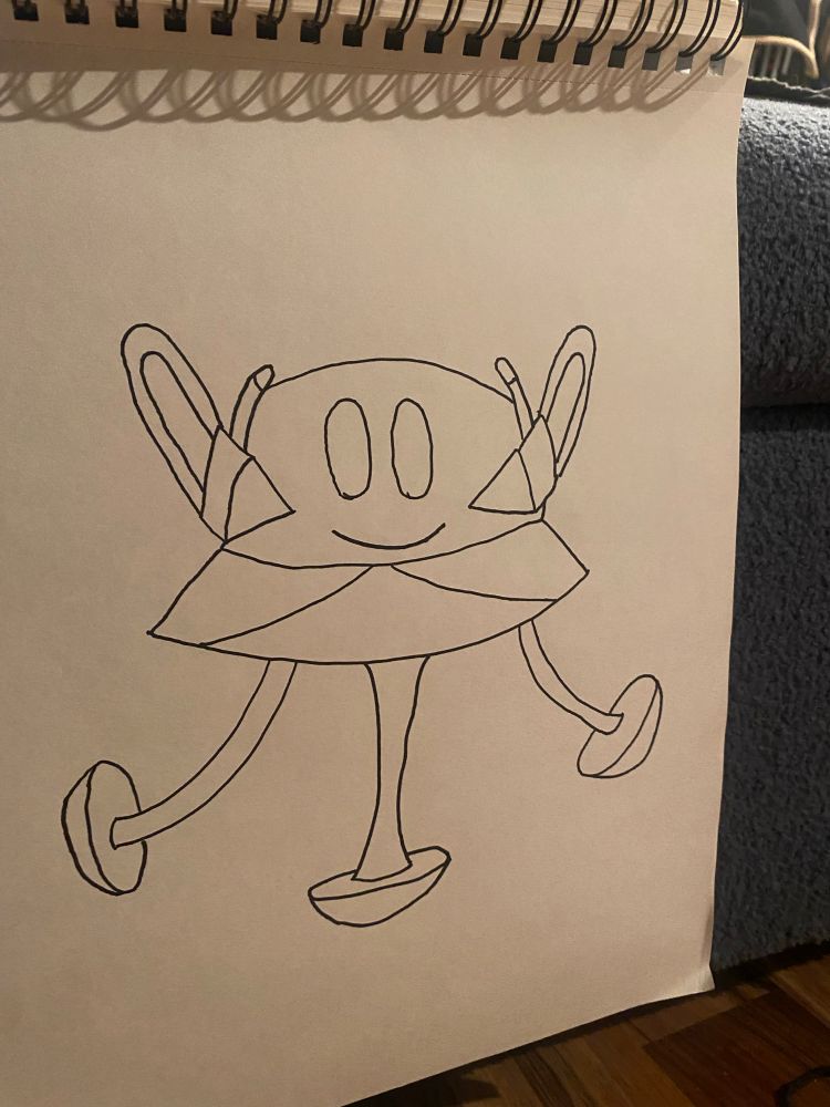 Uni extended limb at the bottom.