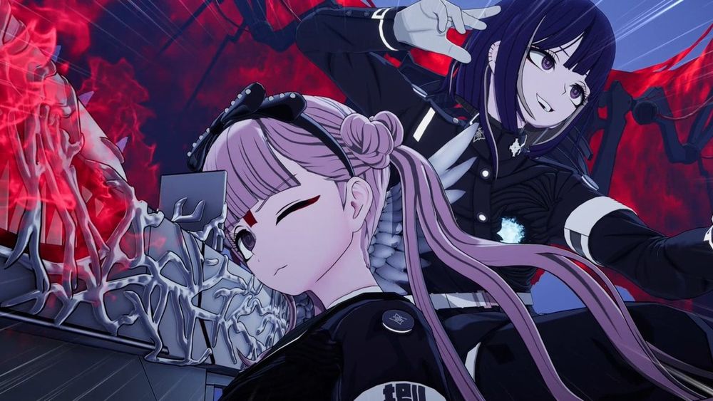 kako tsukumo and ima tsukumo from the hundred line -last defense academy-