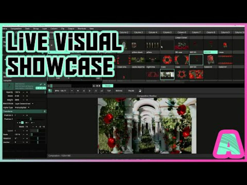 Live Visual Showcase in Resolume
