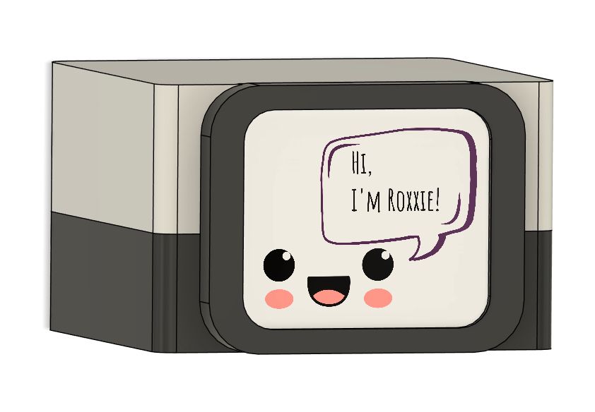 A front view of Roxxie