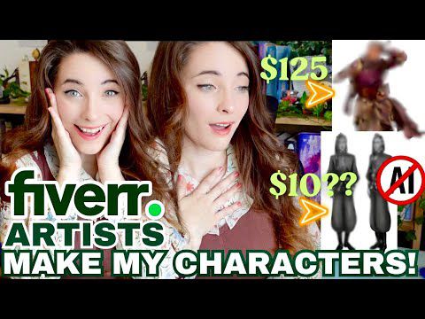 How I Found Affordable Artists For My Book Characters || Price Range $10 - $125!