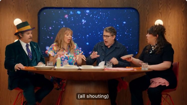 threedom on gastronauts “all shouting”