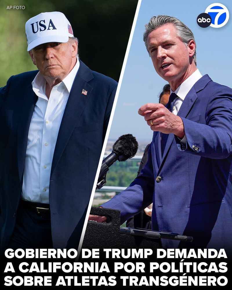 El gobierno del presidente Donald Trump demandó el miércoles al Departamento de Educación de California por permitir que niñas transgénero compitan en equipos deportivos femeninos, alegando que la política viola la ley federal.