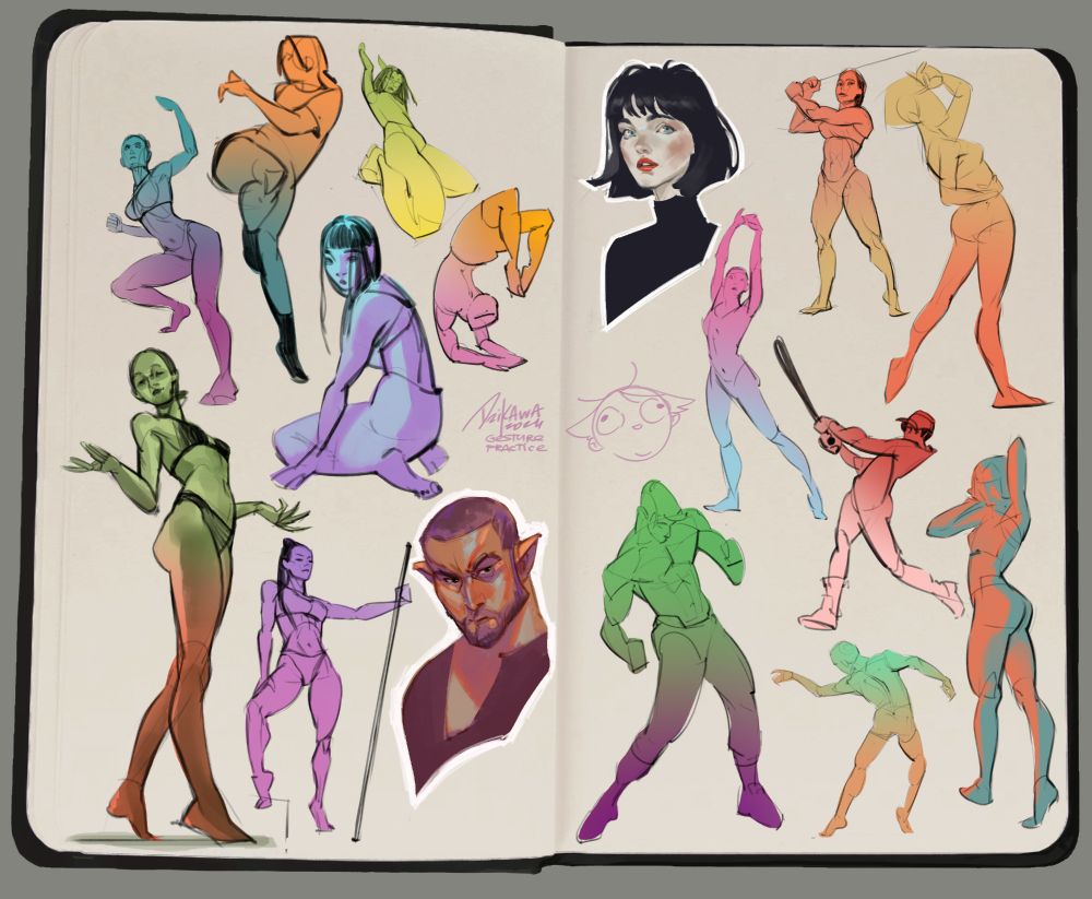 Hello friends!
Here are some sketches I made last year. Practice makes perfect 🌟
Hope you enjoy them!

#sketches #practice #digital #digitalart #art #sketchbook #gesture #gesturedrawing #evangelion #fanarts