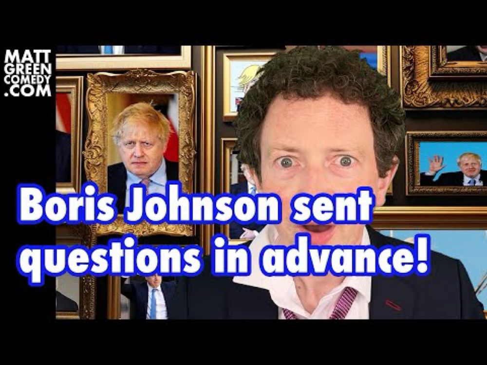 Boris Johnson sent questions in advance!